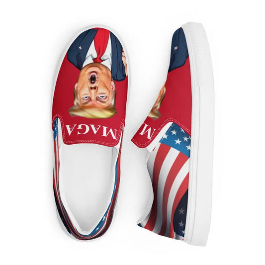 Donald Trump Make America Great Again MAGA Election President Men’s slip-on canvas shoes