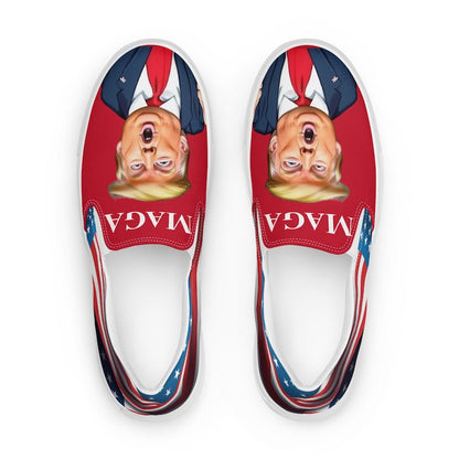 Donald Trump Make America Great Again MAGA Election President Women’s slip-on canvas shoes