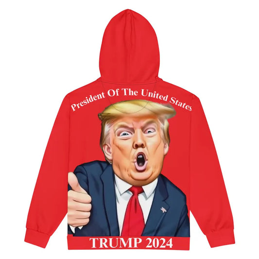 Uinisex - Donald J Trump POTUS Election WIN President United States USA Unisex zip hoodie